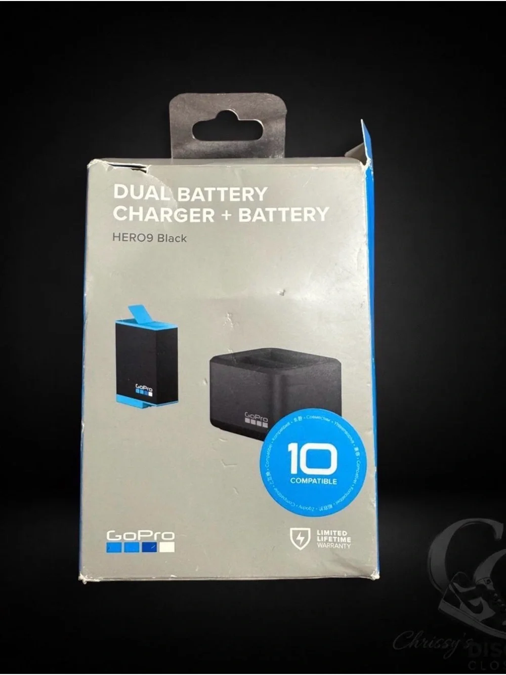 GoPro Dual Battery Charger + Battery HERO 9 10 11 12 Black OEM
